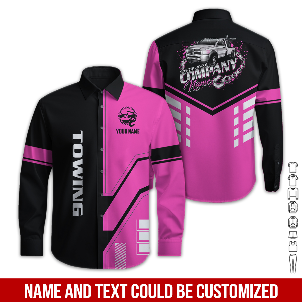 6179851-personalized-name-tow-truck-3d-all-over-printed-clothes-gl229-61.jpg Custom Tow Truck 3D Hoodie - photo 61