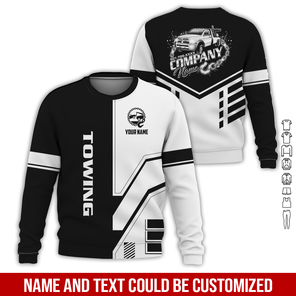 6179851-personalized-name-tow-truck-3d-all-over-printed-clothes-gl229-67.jpg Custom Tow Truck 3D Hoodie - photo 67