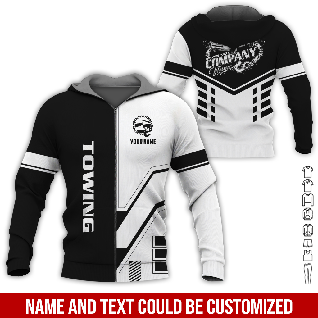 6179851-personalized-name-tow-truck-3d-all-over-printed-clothes-gl229-69.jpg Custom Tow Truck 3D Hoodie - photo 69