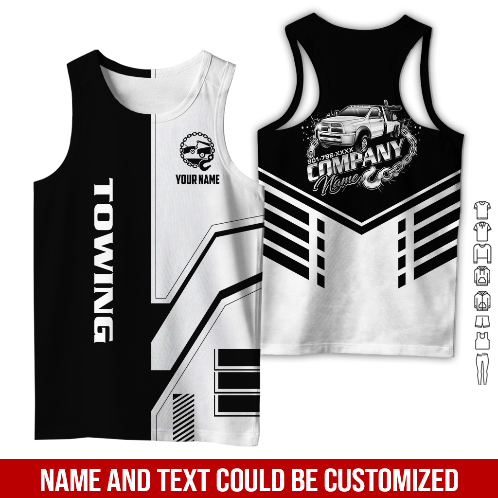 6179851-personalized-name-tow-truck-3d-all-over-printed-clothes-gl229-71.jpg Custom Tow Truck 3D Hoodie - photo 71