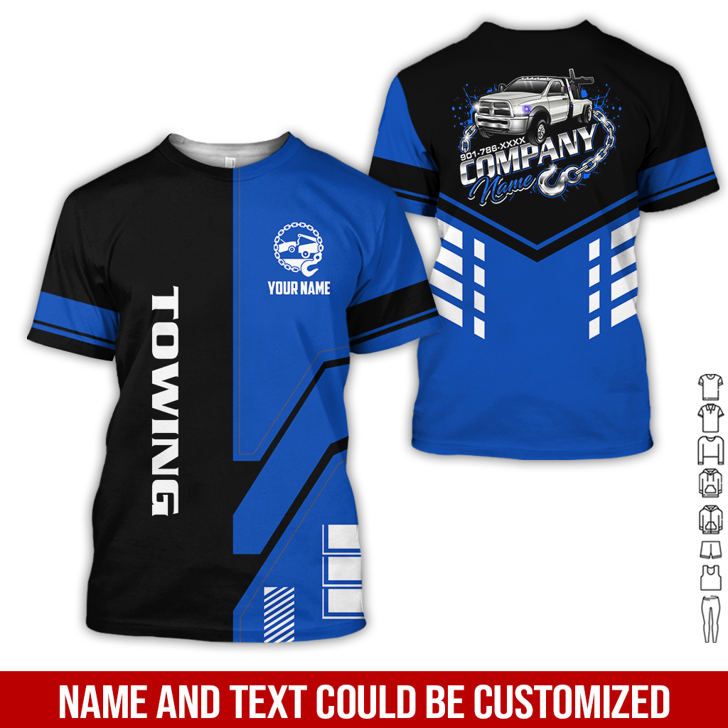 6179851-personalized-name-tow-truck-3d-all-over-printed-clothes-gl229-73.jpg Custom Tow Truck 3D Hoodie - photo 73