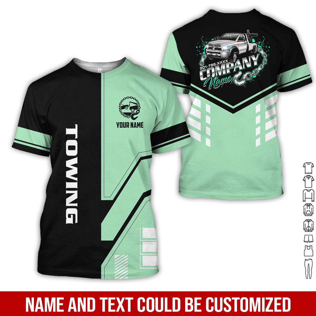 6179851-personalized-name-tow-truck-3d-all-over-printed-clothes-gl229-82.jpg Custom Tow Truck 3D Hoodie - photo 82