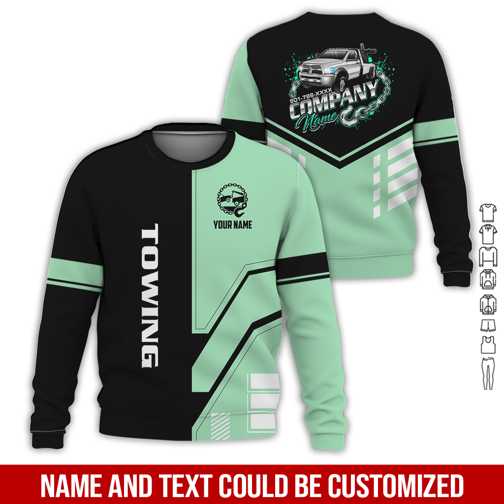 6179851-personalized-name-tow-truck-3d-all-over-printed-clothes-gl229-85.jpg Custom Tow Truck 3D Hoodie - photo 85