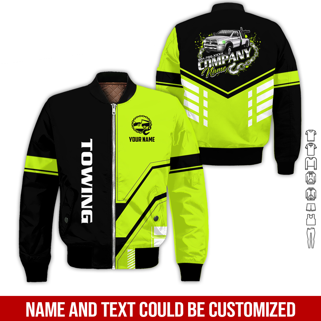 6179851-personalized-name-tow-truck-3d-all-over-printed-clothes-gl229-9.jpg Custom Tow Truck 3D Hoodie - photo 9