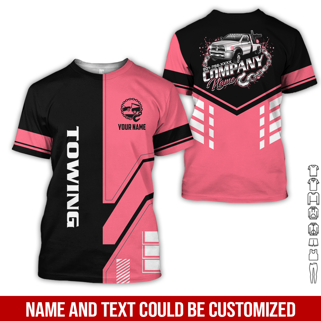 6179851-personalized-name-tow-truck-3d-all-over-printed-clothes-gl229-91.jpg Custom Tow Truck 3D Hoodie - photo 91