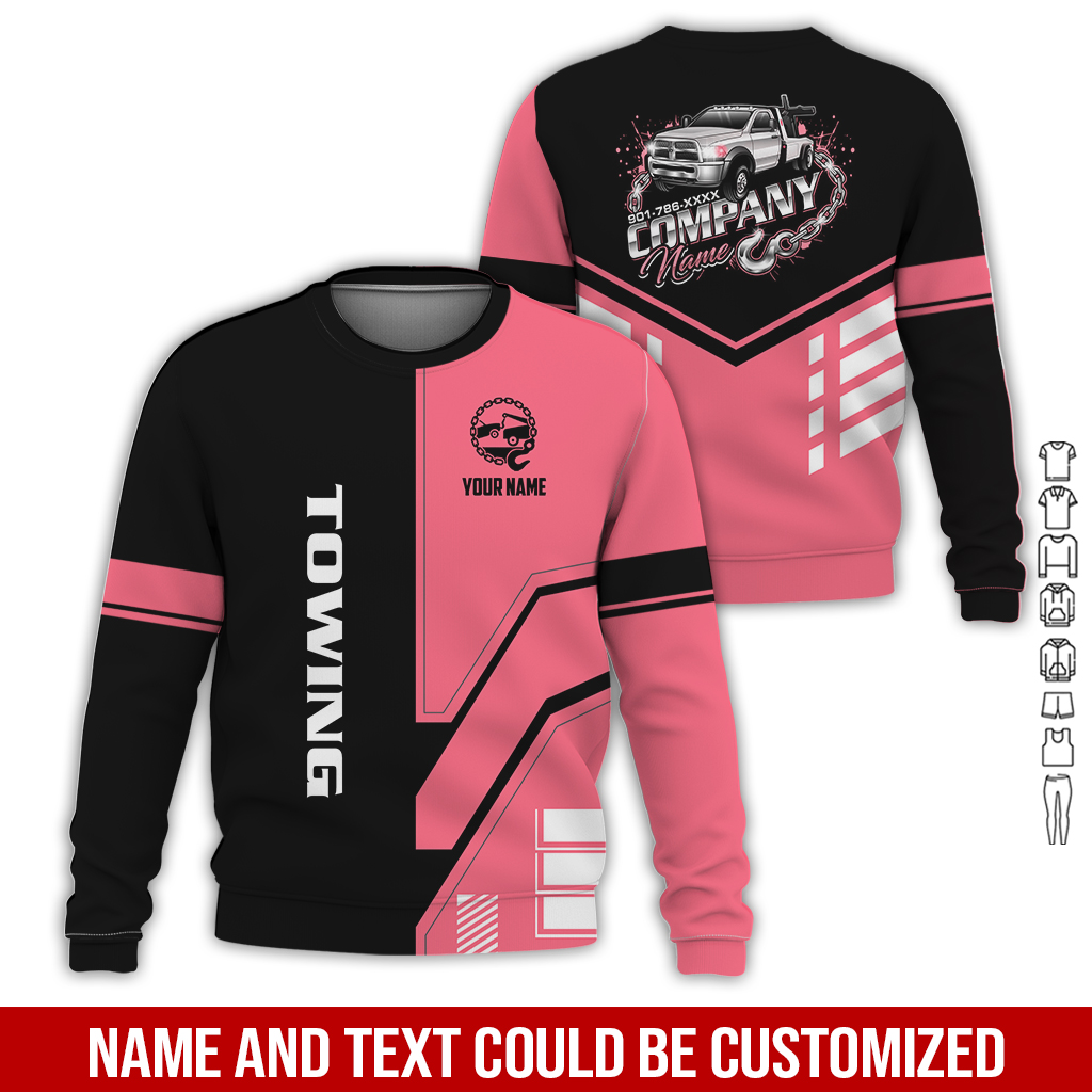 6179851-personalized-name-tow-truck-3d-all-over-printed-clothes-gl229-94.jpg Custom Tow Truck 3D Hoodie - photo 94