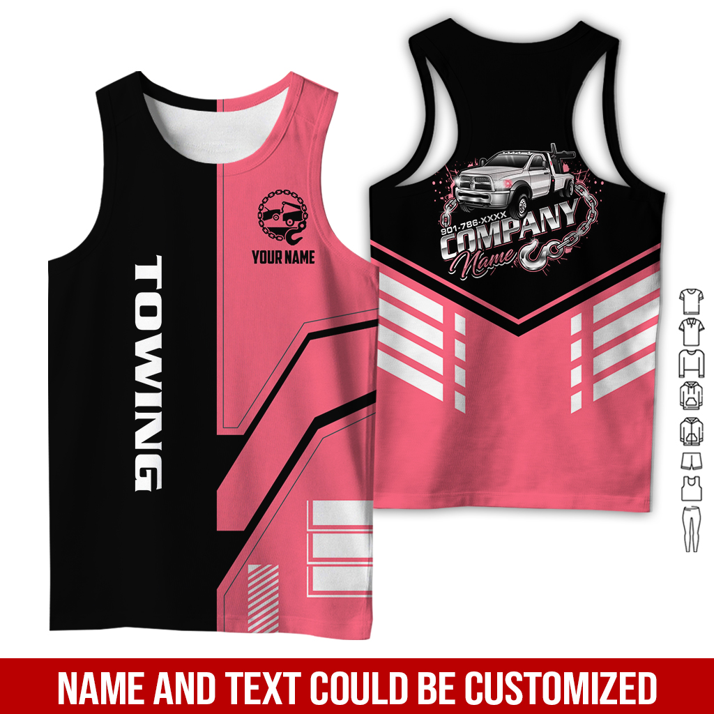 6179851-personalized-name-tow-truck-3d-all-over-printed-clothes-gl229-98.jpg Custom Tow Truck 3D Hoodie - photo 98