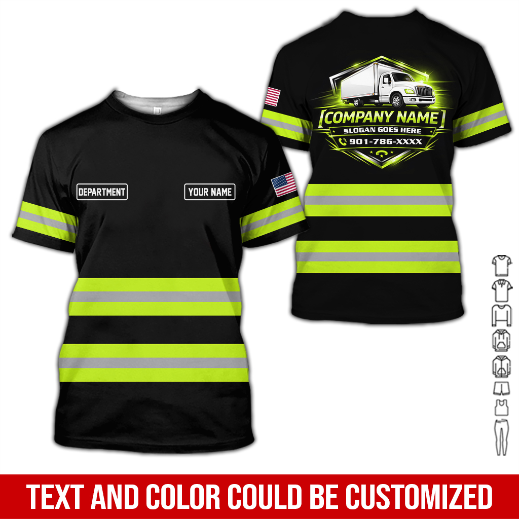 6180809-hi-vis-trucking-work-shirt-custom-name-department-da87-1.jpg Hi-Vis Trucking Work Shirt – Custom Name &
