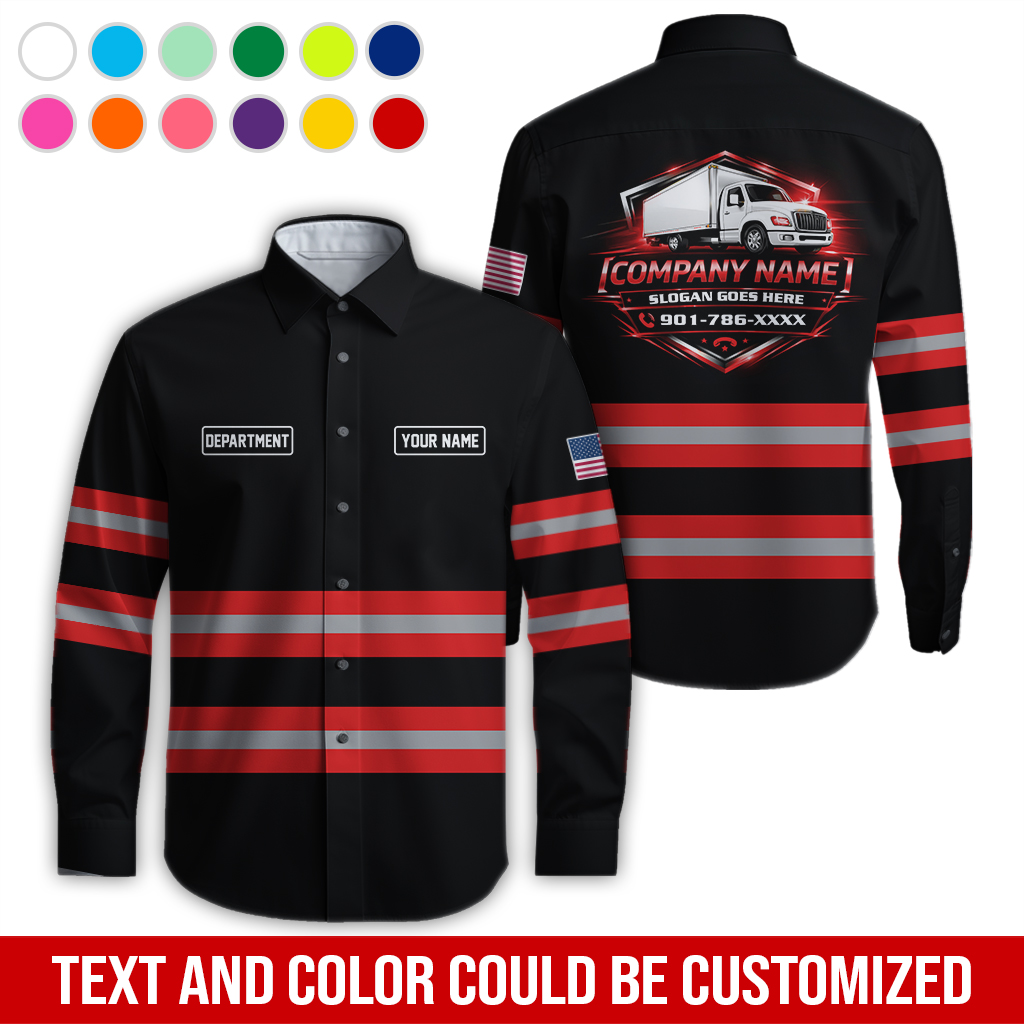6180809-hi-vis-trucking-work-shirt-custom-name-department-da87-20.jpg Hi-Vis Trucking Work Shirt – Custom Name & - photo 20