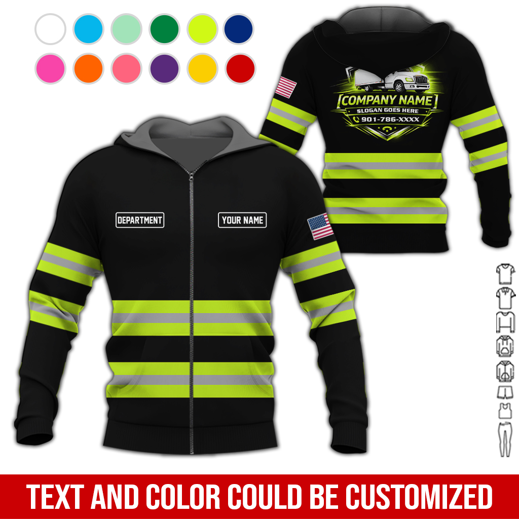 6180809-hi-vis-trucking-work-shirt-custom-name-department-da87-6.jpg Hi-Vis Trucking Work Shirt – Custom Name & - photo 6