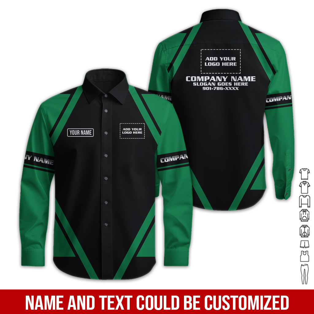 6181149-custom-company-brand-uniform-shirt-personalized-name-logo-colors-gl230-106.jpg Custom Company Brand Uniform Shirt – Custom Name, - photo 106