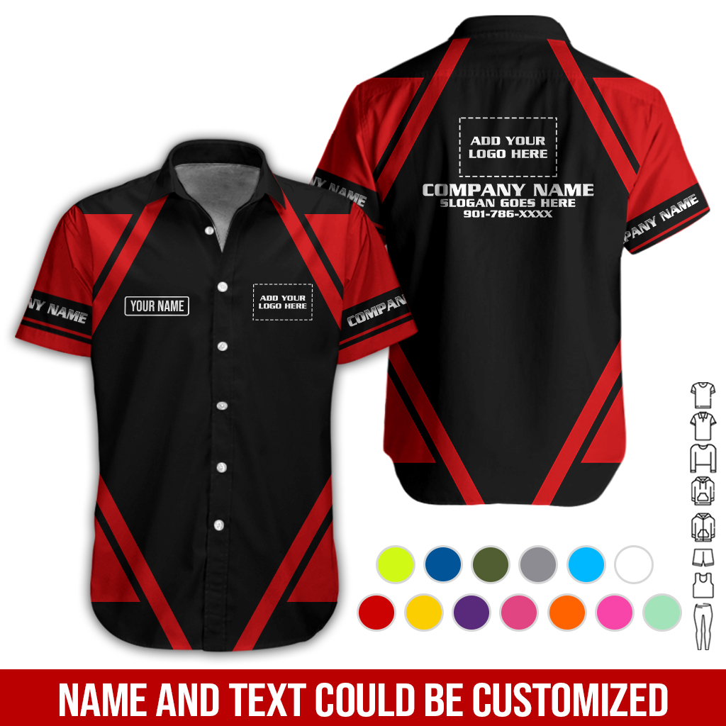 6181149-custom-company-brand-uniform-shirt-personalized-name-logo-colors-gl230-12.jpg Custom Company Brand Uniform Shirt – Custom Name, - photo 12