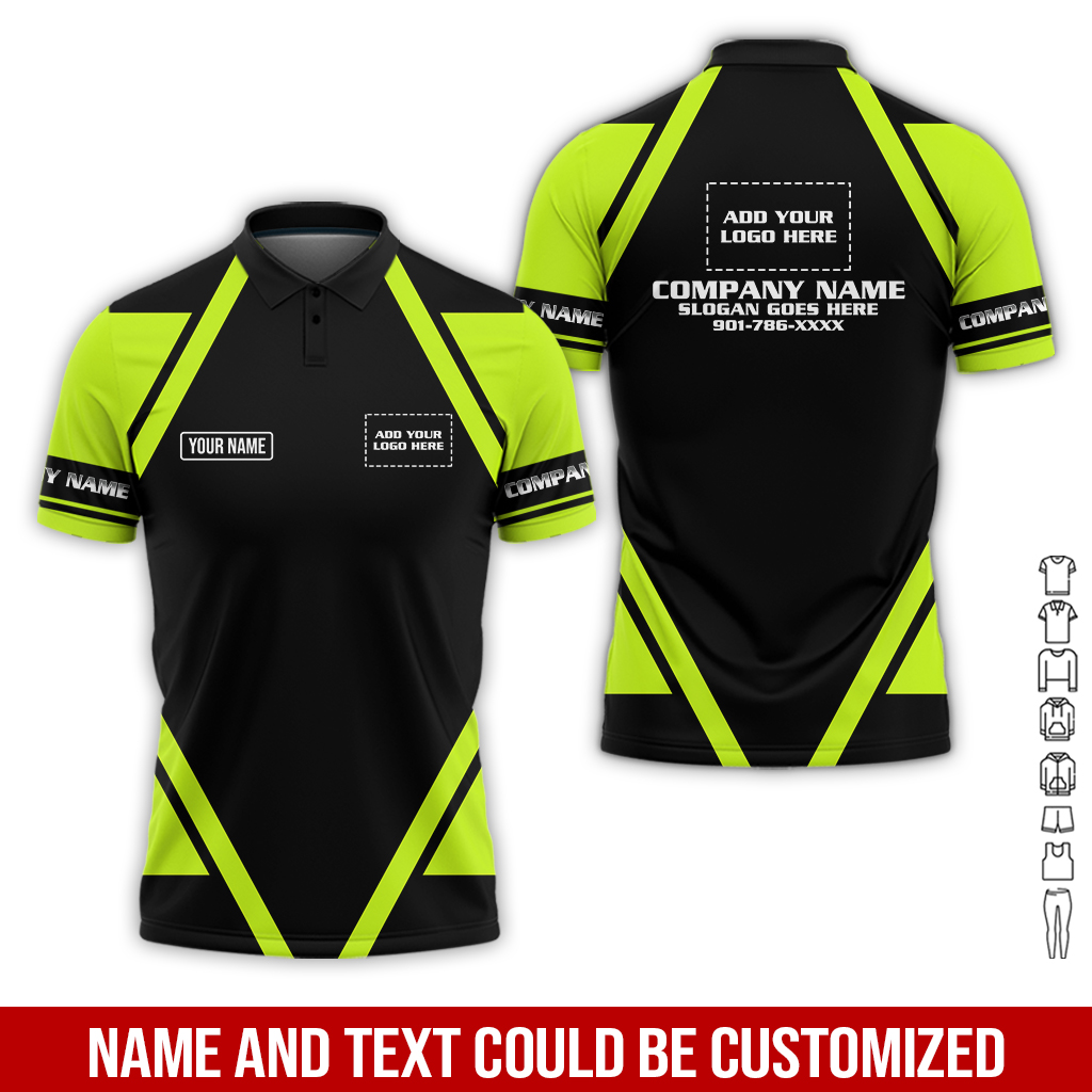 6181149-custom-company-brand-uniform-shirt-personalized-name-logo-colors-gl230-2.jpg Custom Company Brand Uniform Shirt – Custom Name, - photo 2
