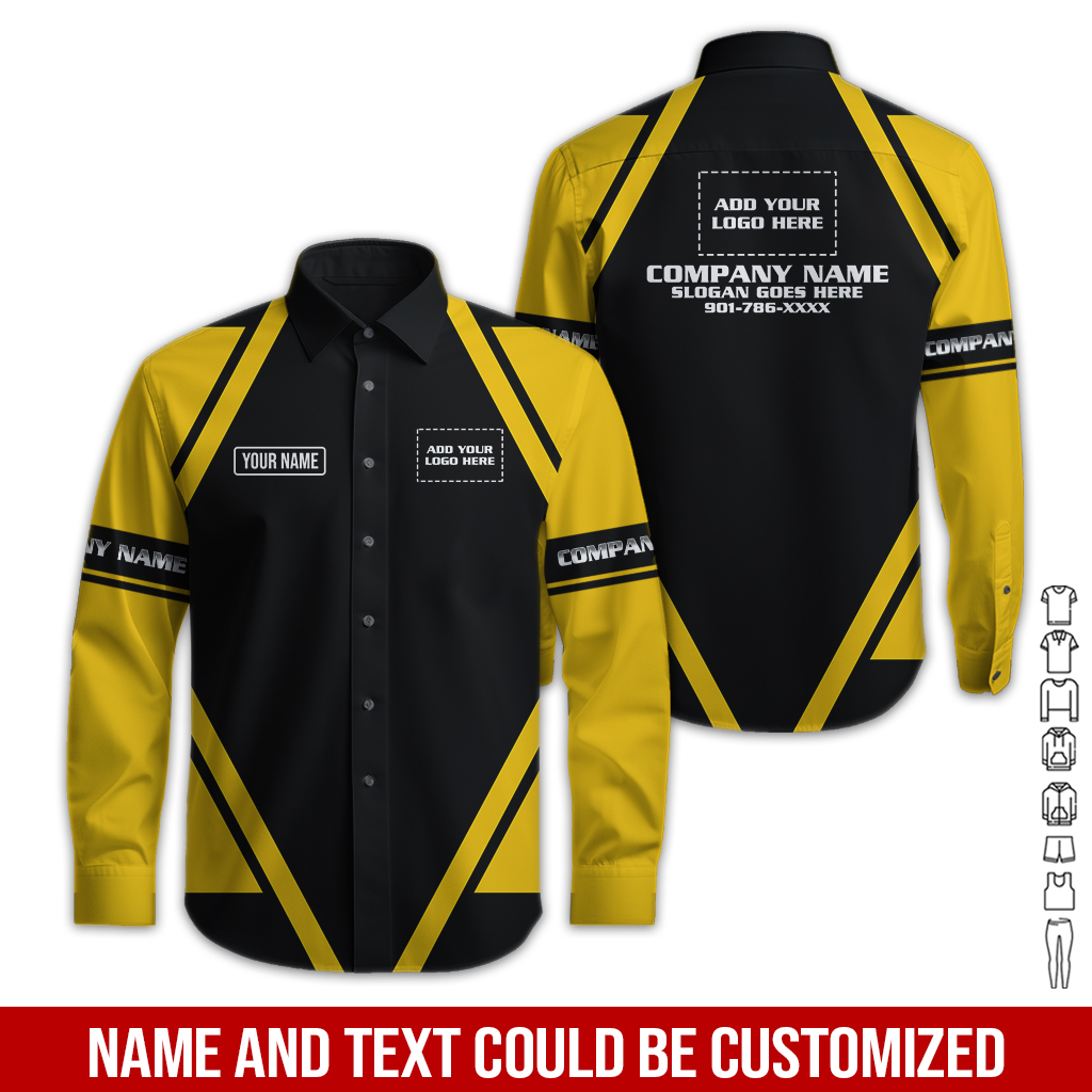 6181149-custom-company-brand-uniform-shirt-personalized-name-logo-colors-gl230-25.jpg Custom Company Brand Uniform Shirt – Custom Name, - photo 25