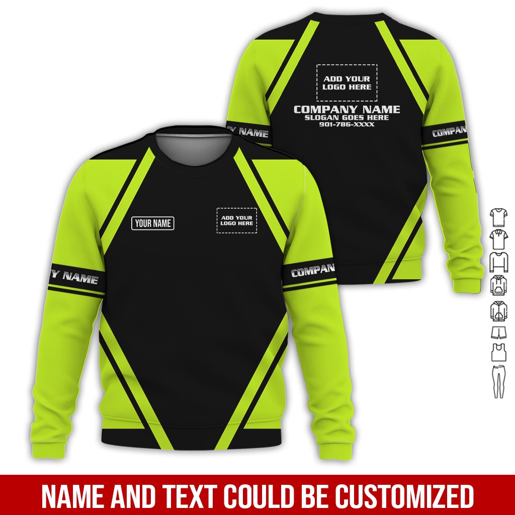 6181149-custom-company-brand-uniform-shirt-personalized-name-logo-colors-gl230-4.jpg Custom Company Brand Uniform Shirt – Custom Name, - photo 4