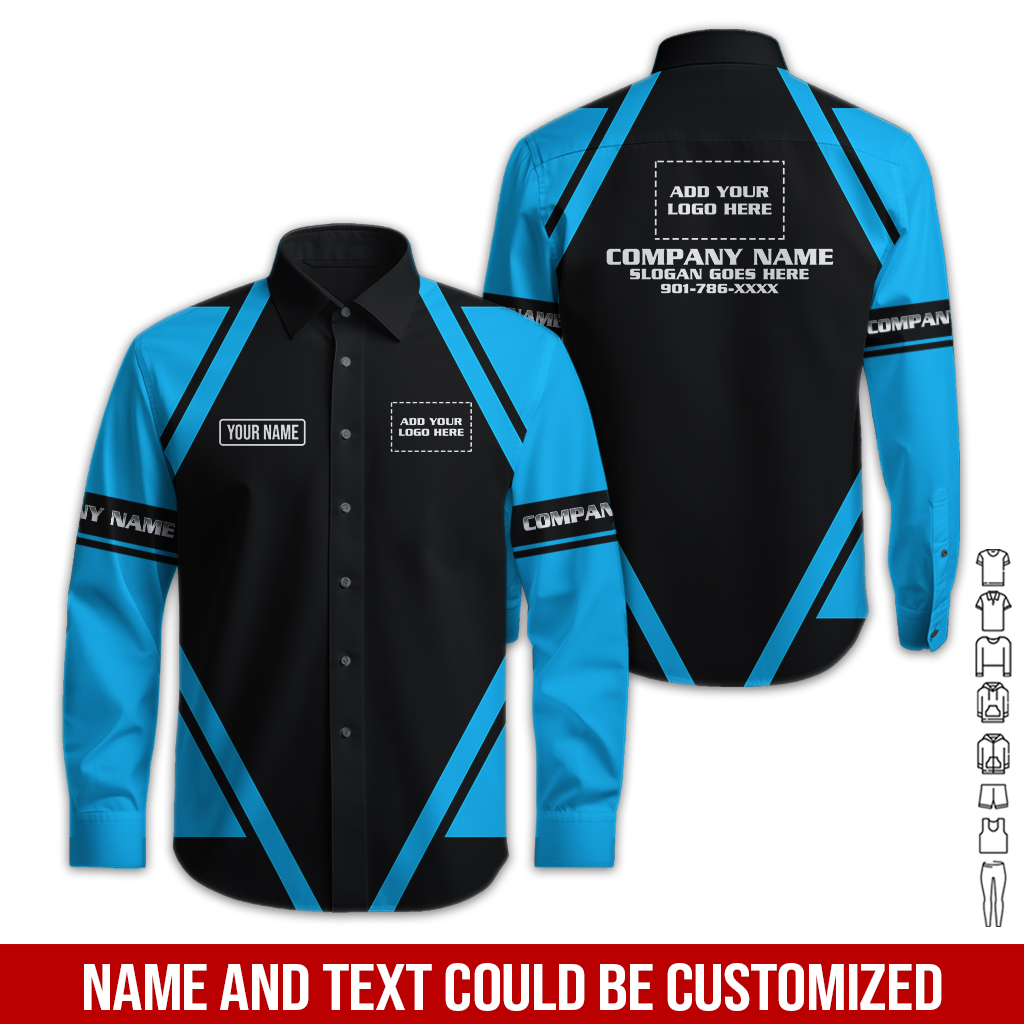 6181149-custom-company-brand-uniform-shirt-personalized-name-logo-colors-gl230-43.jpg Custom Company Brand Uniform Shirt – Custom Name, - photo 43
