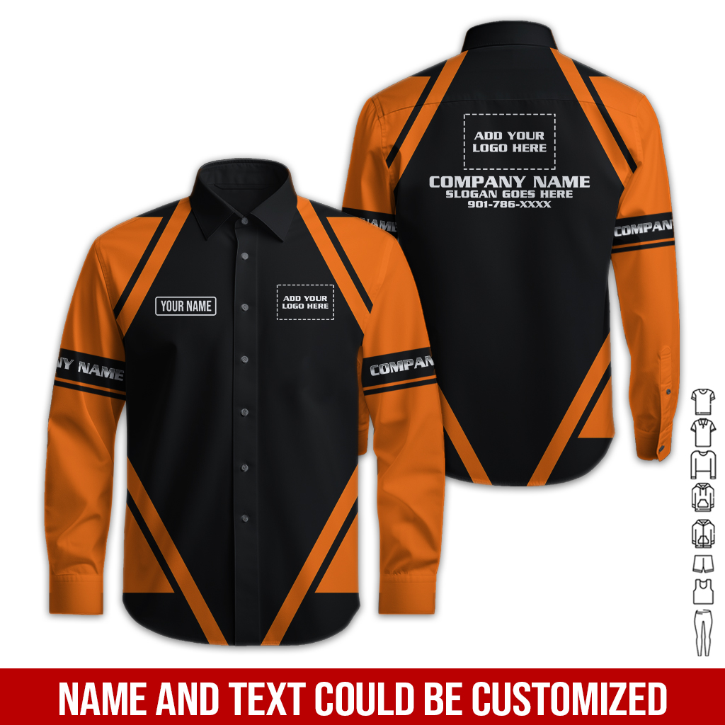 6181149-custom-company-brand-uniform-shirt-personalized-name-logo-colors-gl230-52.jpg Custom Company Brand Uniform Shirt – Custom Name, - photo 52