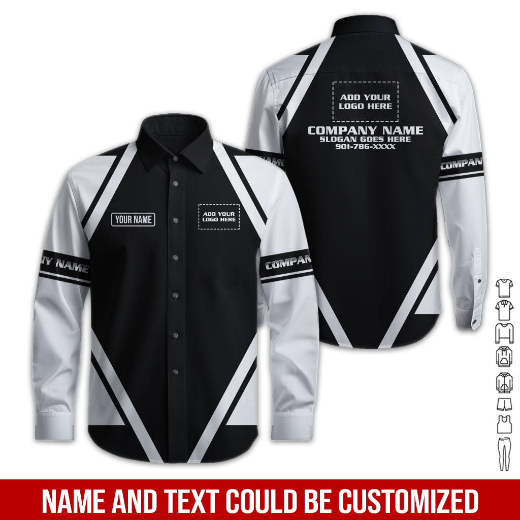 6181149-custom-company-brand-uniform-shirt-personalized-name-logo-colors-gl230-70.jpg Custom Company Brand Uniform Shirt – Custom Name, - photo 70