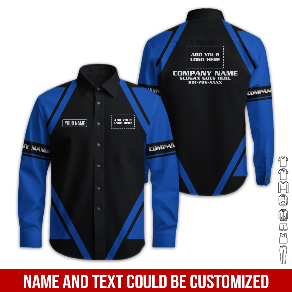 6181149-custom-company-brand-uniform-shirt-personalized-name-logo-colors-gl230-79.jpg Custom Company Brand Uniform Shirt – Custom Name, - photo 79