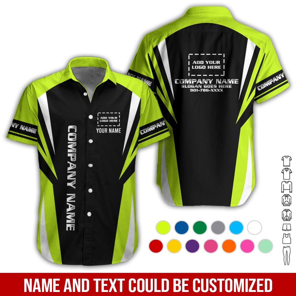 Custom Company Brand Uniform Shirt – Custom Name, - photo 3