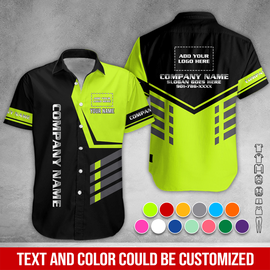 Custom Company Brand Uniform Shirt – Custom Name, - photo 3