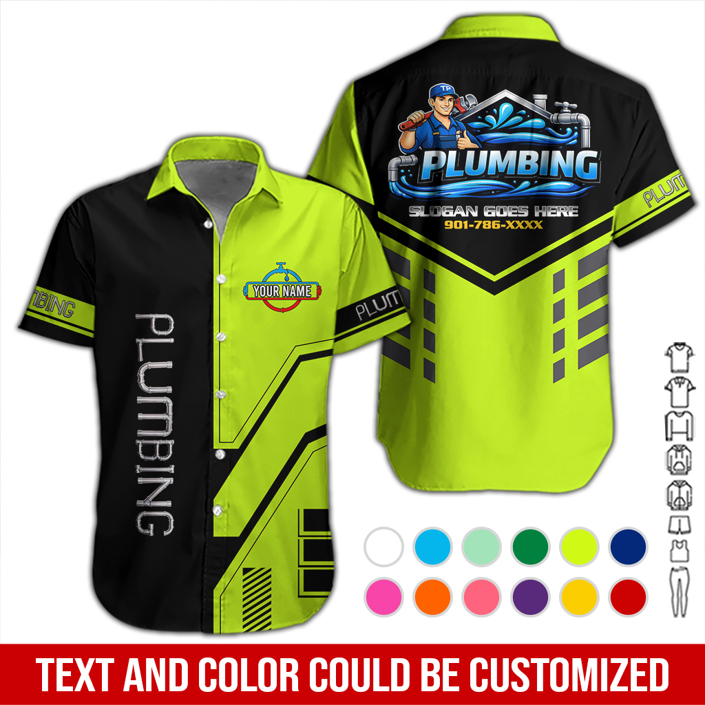 Custom Plumbing 3D Hoodie - photo 3