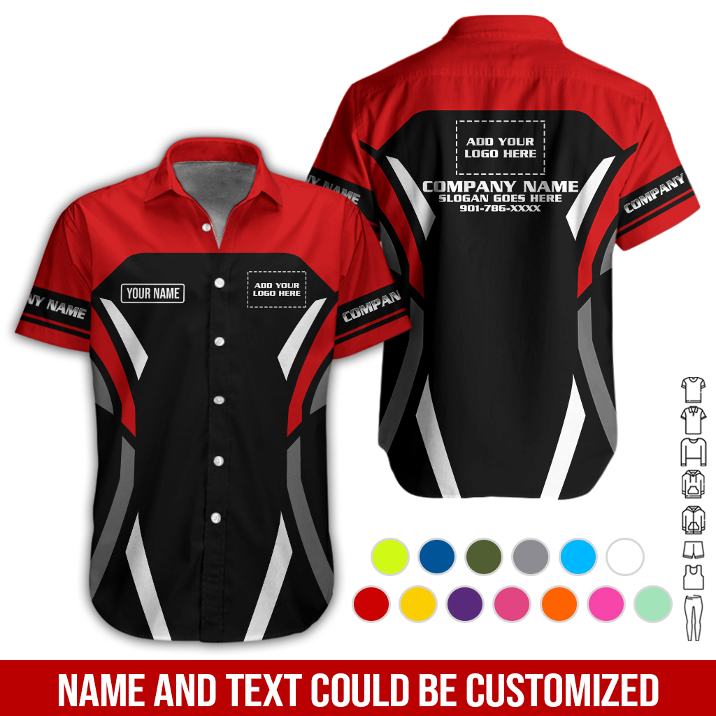 Custom Company Brand Uniform Shirt – Custom Name, - photo 12