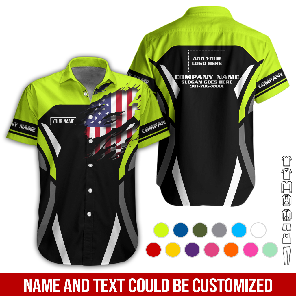 Custom Company Brand Uniform Shirt – Custom Name, - photo 3