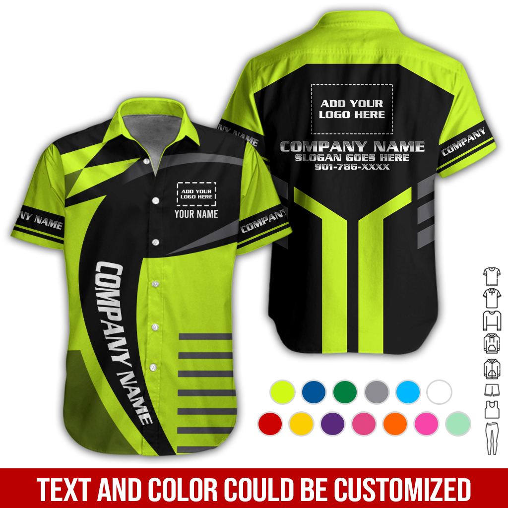 Custom Company Brand Uniform Shirt – Custom Name, - photo 3