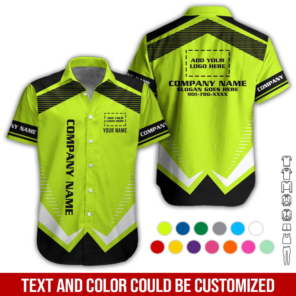 Custom Company Brand Uniform Shirt – Custom Name, - photo 3