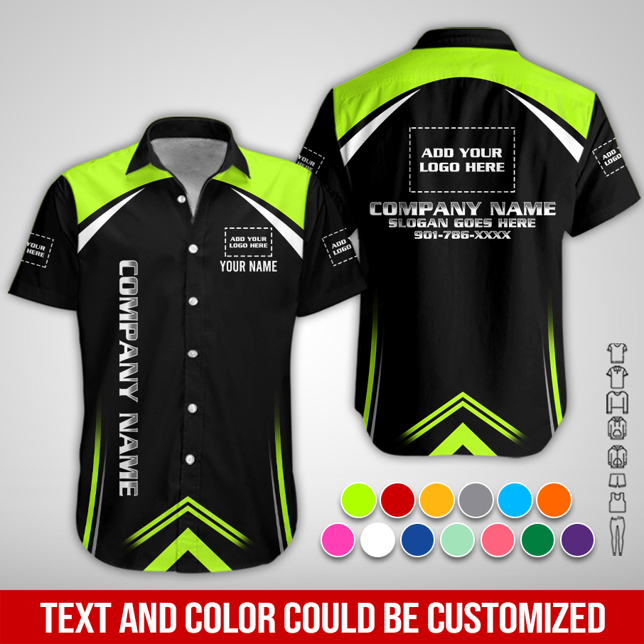 Custom Company Brand Uniform Shirt – Custom Name, - photo 3
