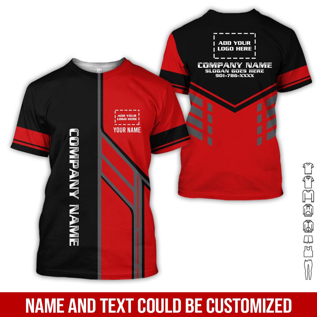 6186942-customized-company-brand-uniform-shirt-personalized-name-logo-colors-pc539-10.jpg Custom Company Brand Uniform Shirt – Custom Name, - photo 10
