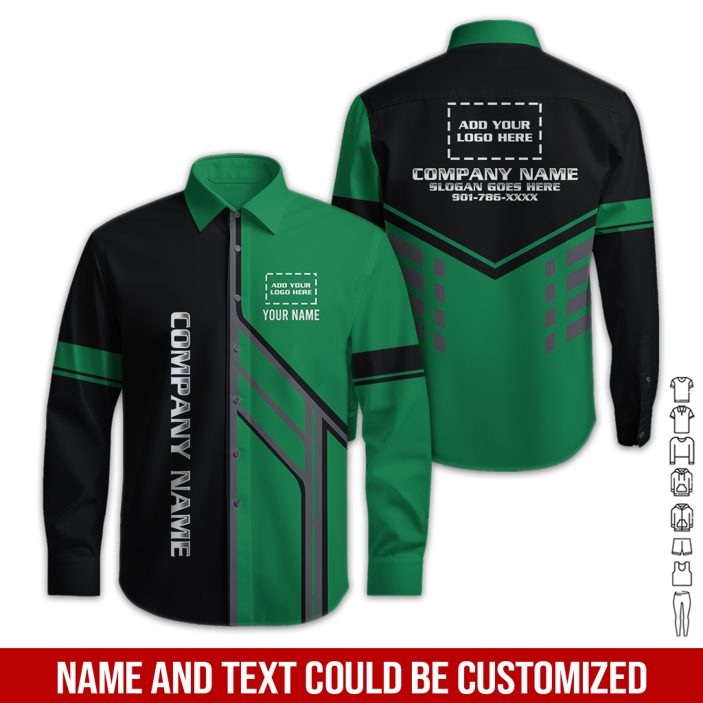 6186942-customized-company-brand-uniform-shirt-personalized-name-logo-colors-pc539-106.jpg Custom Company Brand Uniform Shirt – Custom Name, - photo 106