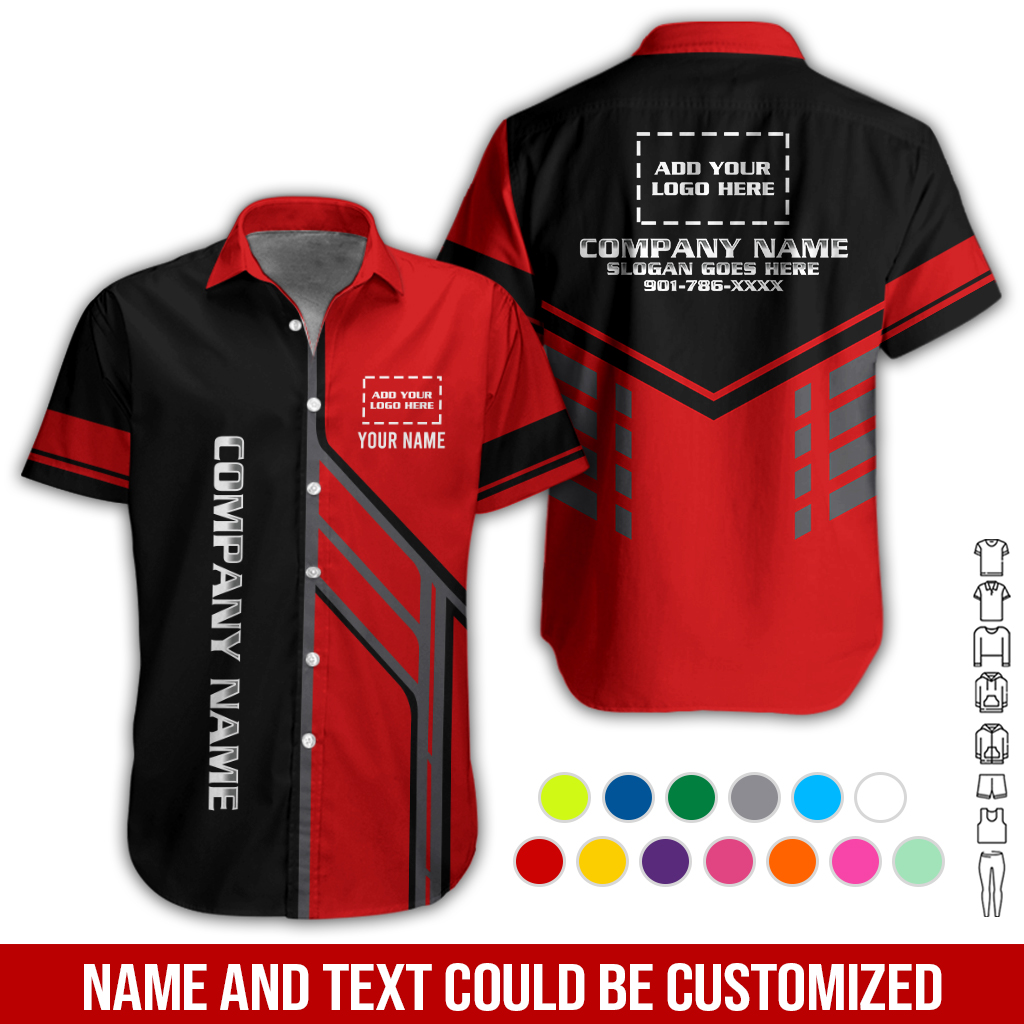6186942-customized-company-brand-uniform-shirt-personalized-name-logo-colors-pc539-12.jpg Custom Company Brand Uniform Shirt – Custom Name, - photo 12