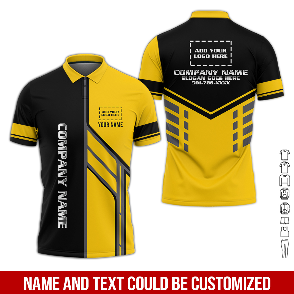 6186942-customized-company-brand-uniform-shirt-personalized-name-logo-colors-pc539-20.jpg Custom Company Brand Uniform Shirt – Custom Name, - photo 20