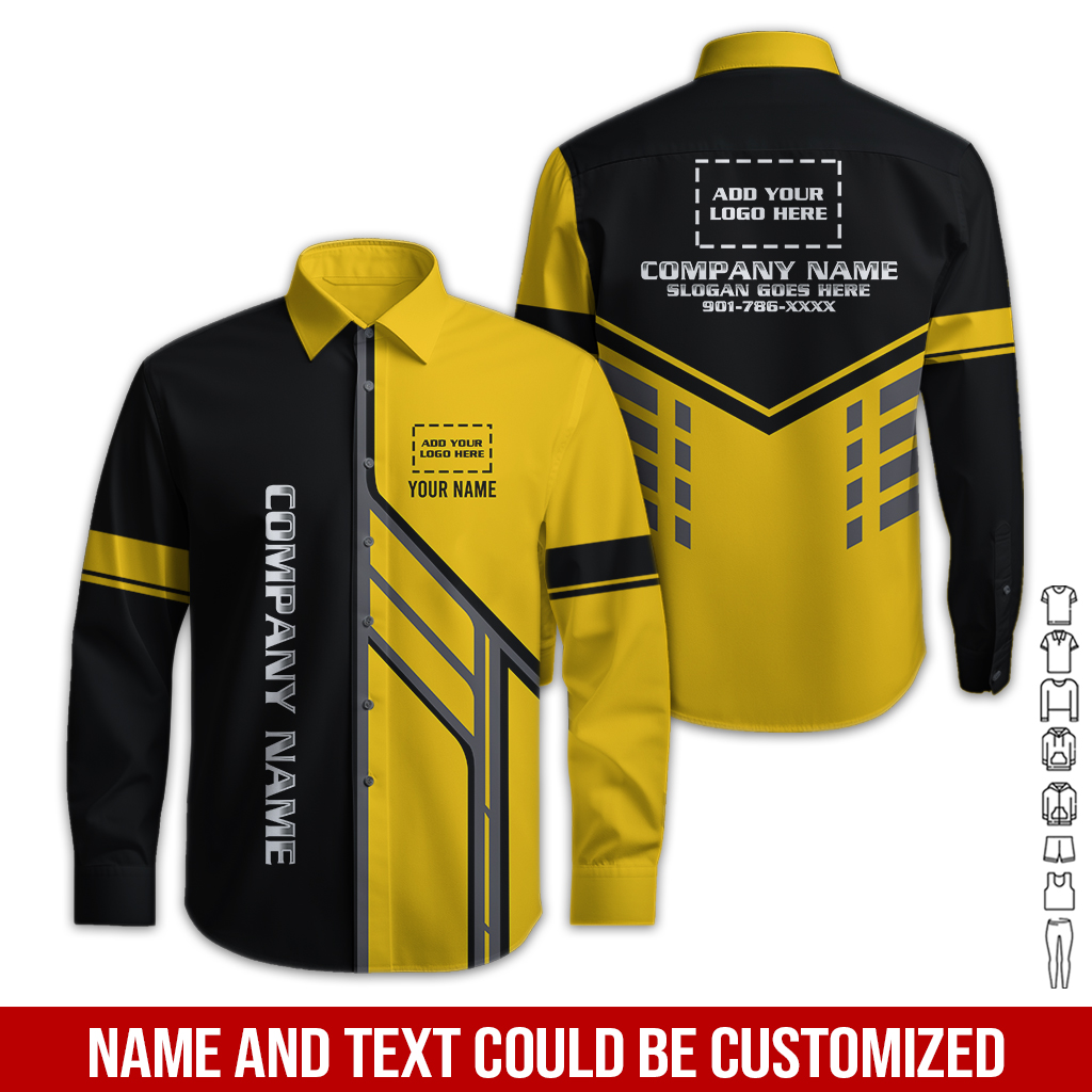 6186942-customized-company-brand-uniform-shirt-personalized-name-logo-colors-pc539-25.jpg Custom Company Brand Uniform Shirt – Custom Name, - photo 25