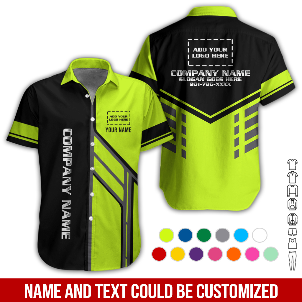 Custom Company Brand Uniform Shirt – Custom Name, - photo 3