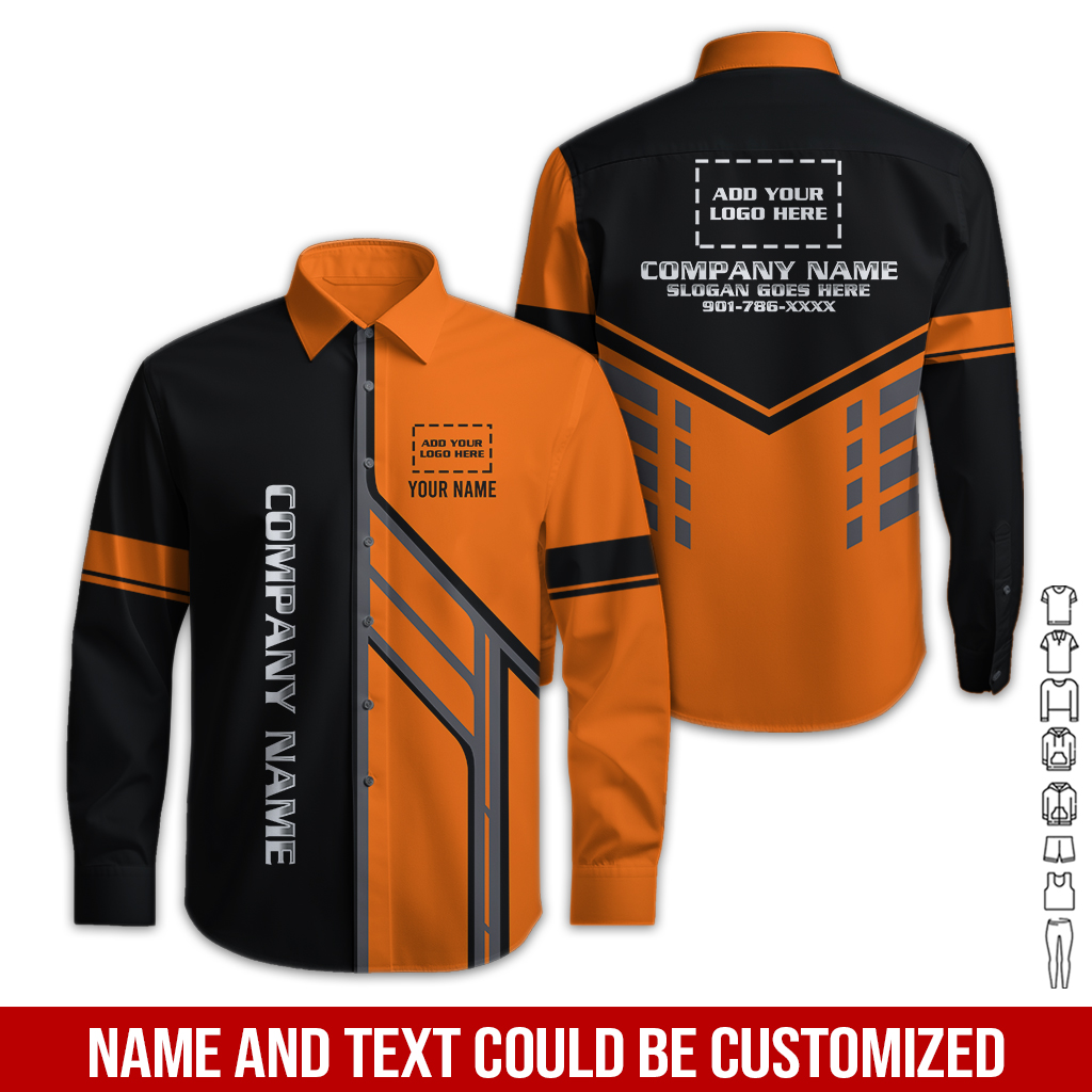 6186942-customized-company-brand-uniform-shirt-personalized-name-logo-colors-pc539-52.jpg Custom Company Brand Uniform Shirt – Custom Name, - photo 52