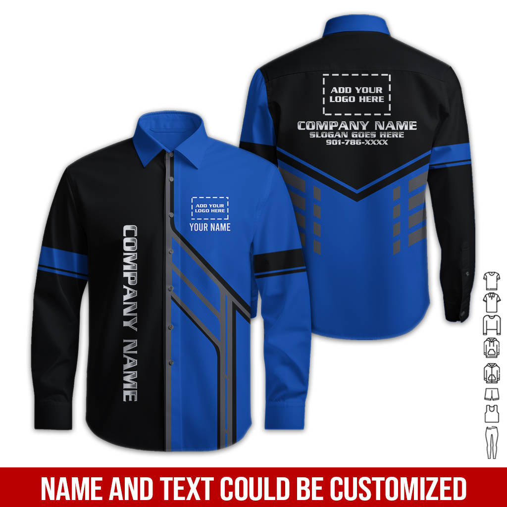 6186942-customized-company-brand-uniform-shirt-personalized-name-logo-colors-pc539-79.jpg Custom Company Brand Uniform Shirt – Custom Name, - photo 79