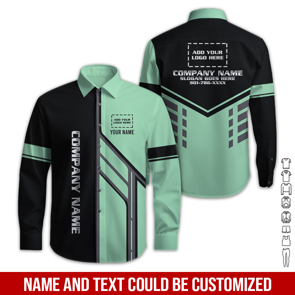 6186942-customized-company-brand-uniform-shirt-personalized-name-logo-colors-pc539-88.jpg Custom Company Brand Uniform Shirt – Custom Name, - photo 88