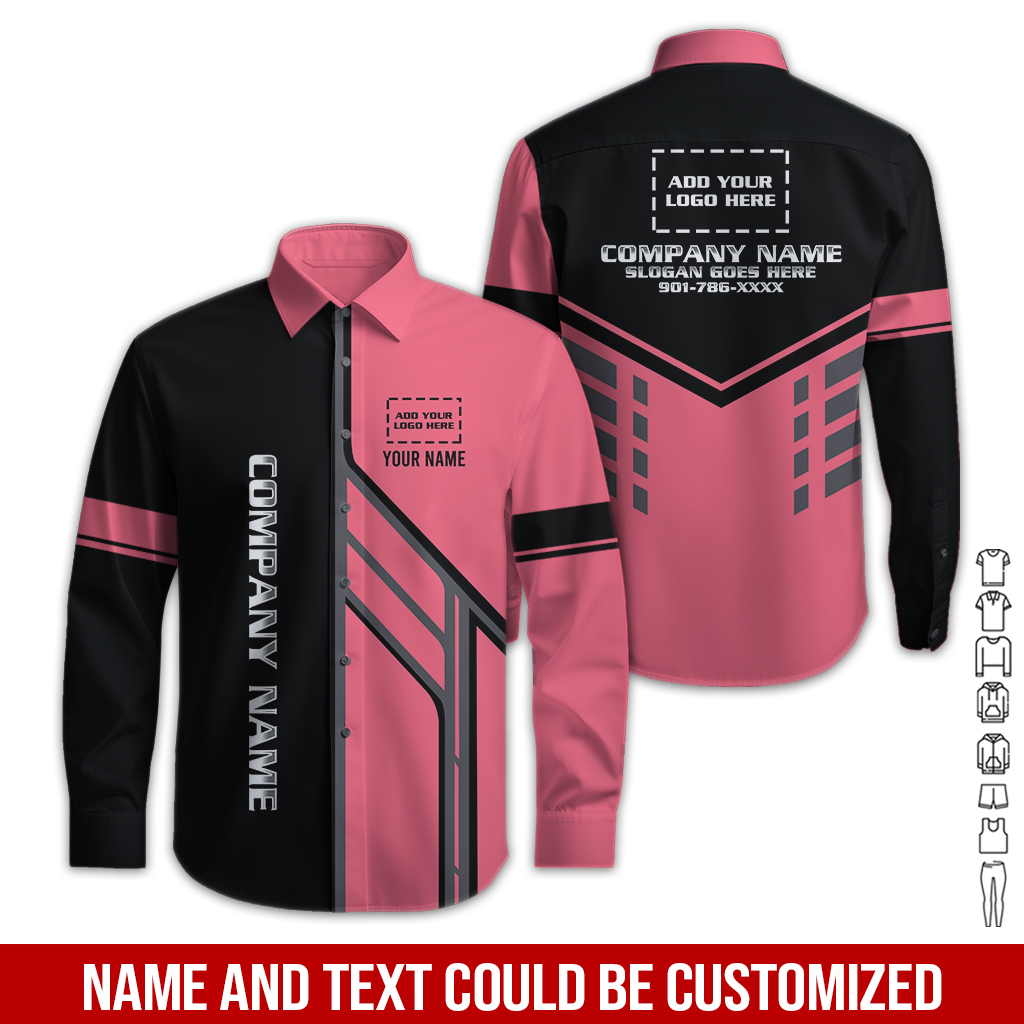 6186942-customized-company-brand-uniform-shirt-personalized-name-logo-colors-pc539-97.jpg Custom Company Brand Uniform Shirt – Custom Name, - photo 97