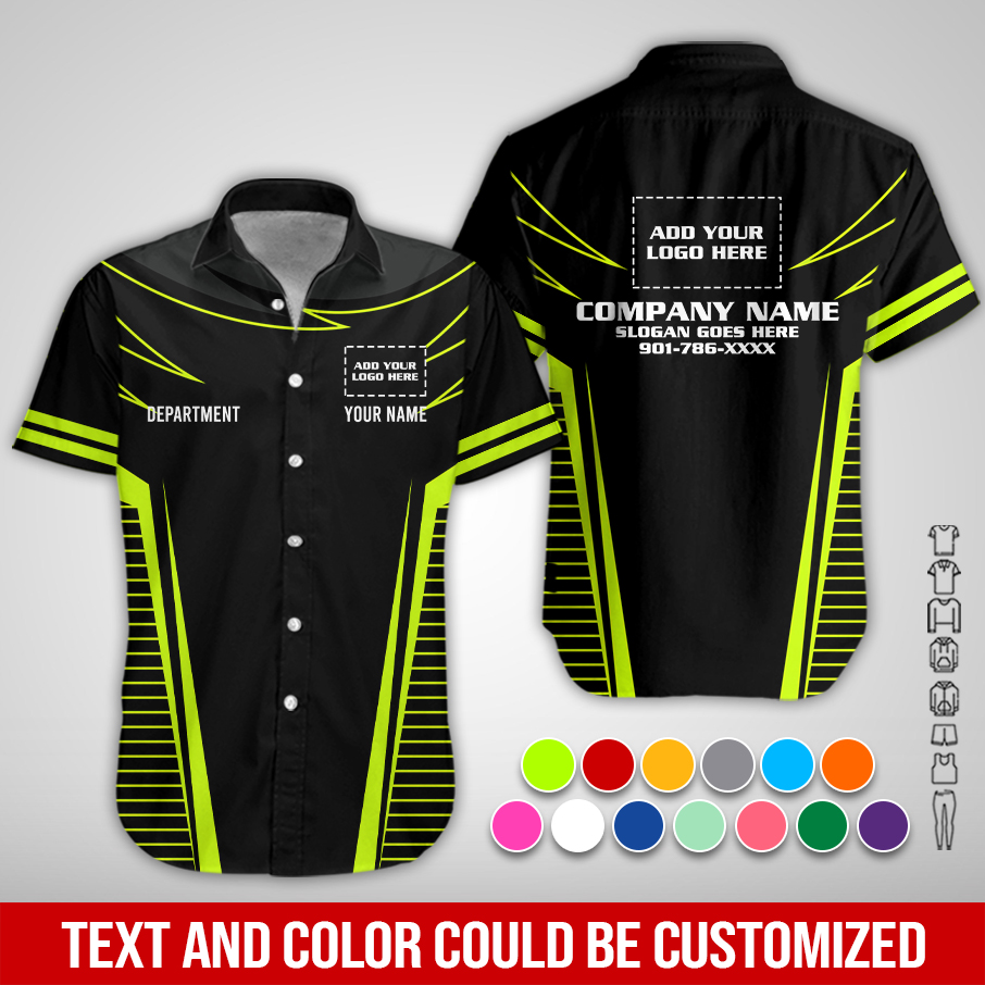 Custom Company Brand Uniform Shirt – Custom Name, - photo 3