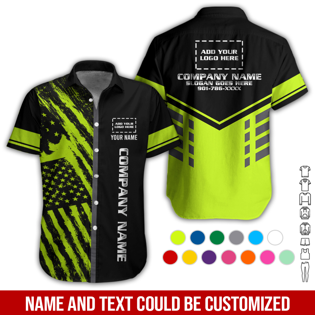 Custom Company Brand Uniform Shirt – Custom Name, - photo 3