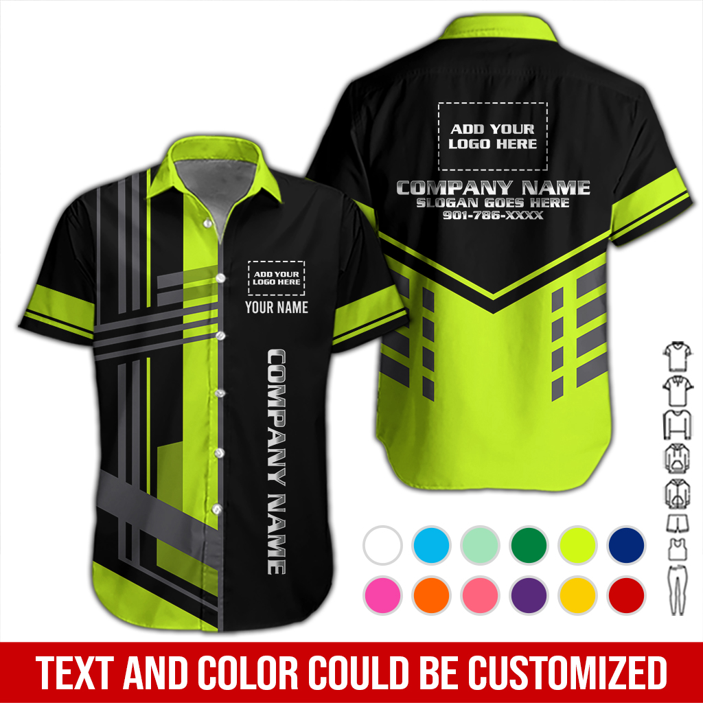 Custom Company Brand Uniform Shirt – Custom Name, - photo 3
