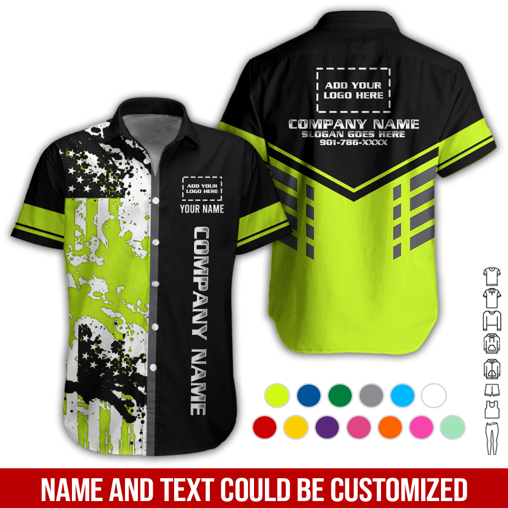 Custom Company Brand Uniform Shirt – Custom Name, - photo 3