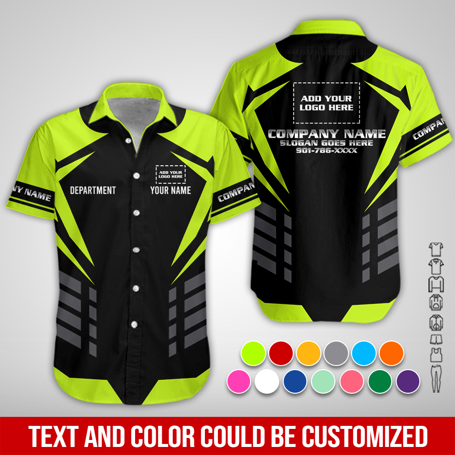 Custom Company Brand Uniform Shirt – Custom Name, - photo 3
