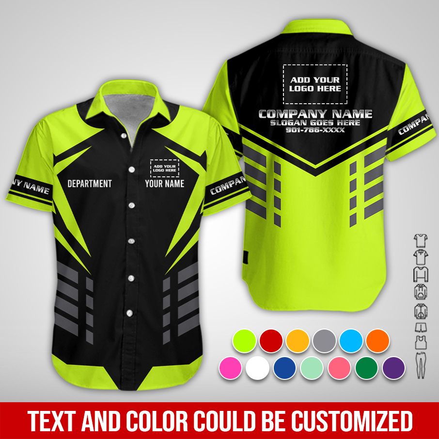 Custom Company Brand Uniform Shirt – Custom Name, - photo 3