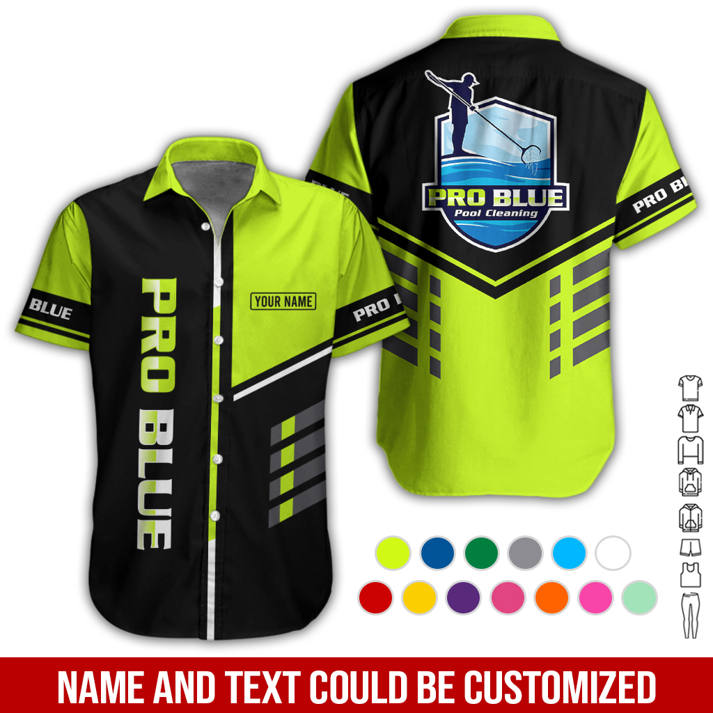 Custom Pool Cleaning Service 3D Hoodie - photo 3