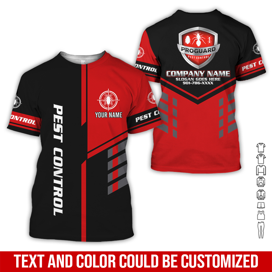Custom Pest Control Service Best Uniform 3D Hoodie - photo 10