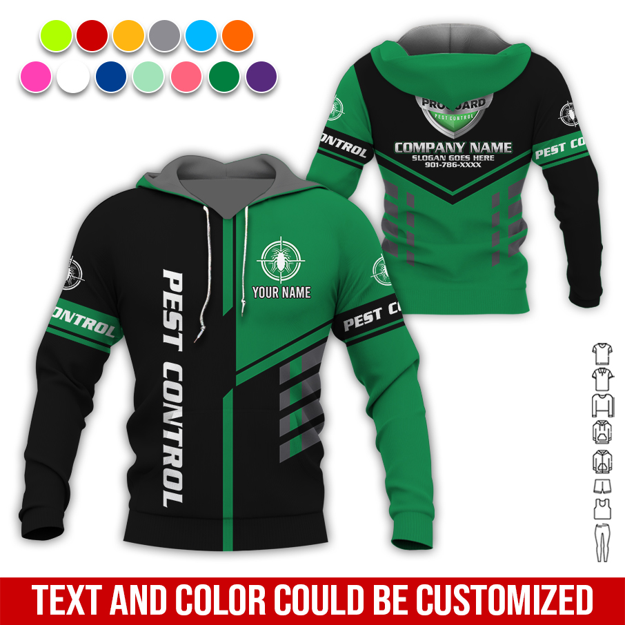 Custom Pest Control Service Best Uniform 3D Hoodie - photo 104